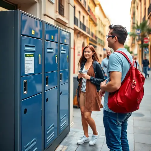Lockers en España guardar maletas lockers alicante