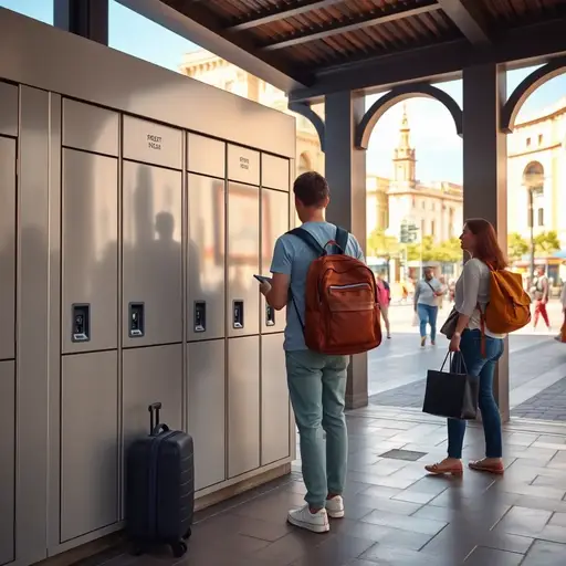 Lockers en España guardar maletas lockers artica