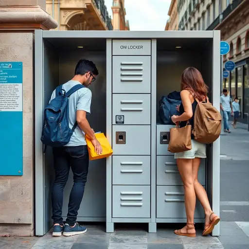 Lockers en España guardar maletas lockers castellon-de-la-plana