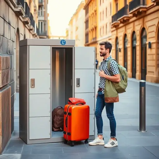Lockers en España guardar maletas lockers girona