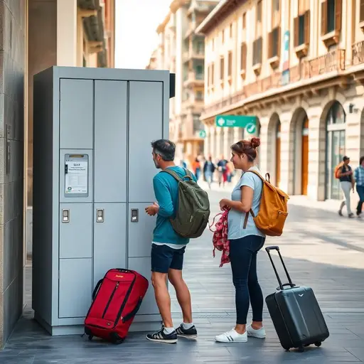Lockers en España guardar maletas lockers huesca