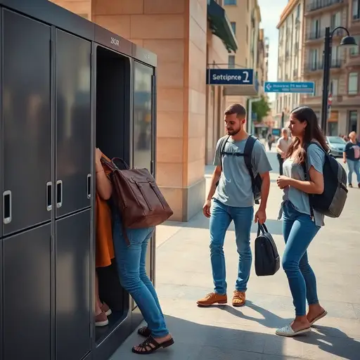 Lockers en España guardar maletas lockers malaga