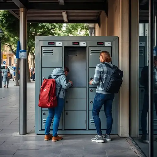 Lockers en España guardar maletas lockers tarragona