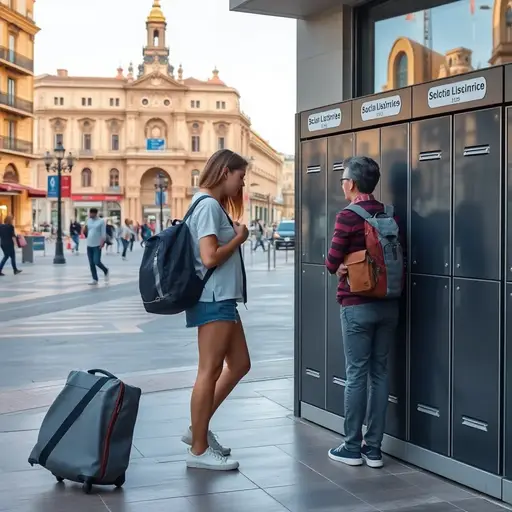 Lockers en España guardar maletas lockers valencia