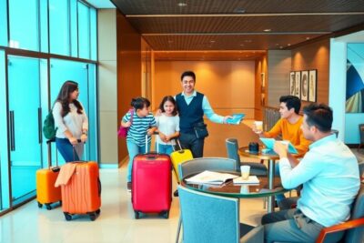 donde guardar las maletas si llegas antes del check in Lockers guardar maletas