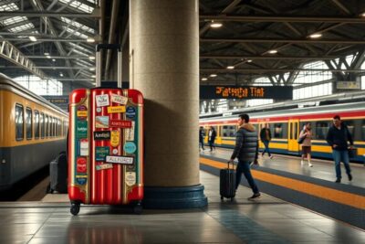 guardar una maleta grande cerca de una estacion lo que nadie mira Lockers guardar maletas