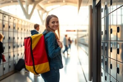 lockers en granada consejos si vas con maleta grande Lockers guardar maletas