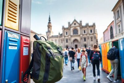 lockers en santiago de compostela que tener en cuenta con mochila Lockers guardar maletas