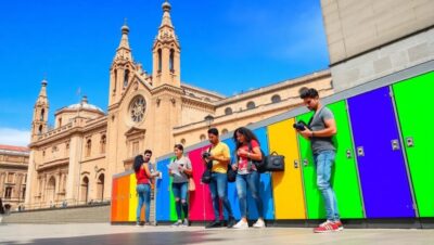 lockers en toledo como encajarlos en un dia de visita Lockers guardar maletas