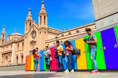 lockers en toledo como encajarlos en un dia de visita Lockers guardar maletas