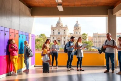 lockers en zaragoza recomendaciones para no dar vueltas con el equipaje Lockers guardar maletas