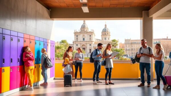 lockers en zaragoza recomendaciones para no dar vueltas con el equipaje Lockers guardar maletas