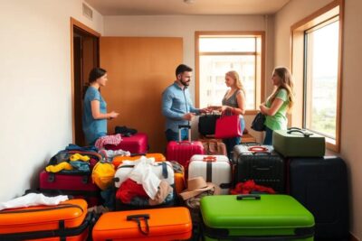 que hacer con el equipaje el ultimo dia de viaje Lockers guardar maletas