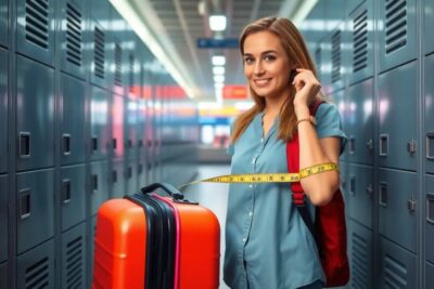 como medir tu maleta para elegir el locker sin fallar Lockers guardar maletas