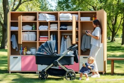 locker para carrito de bebe consejos practicos para optimizar el espacio Lockers guardar maletas