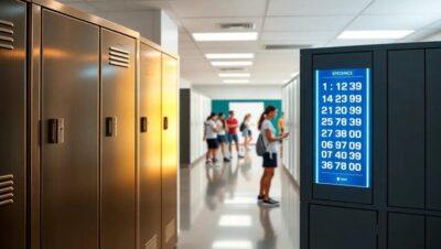 lockers con llave vs lockers con codigo pros y contras Lockers guardar maletas