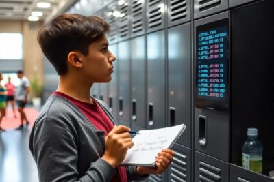 que hacer si olvidas el codigo del locker Lockers guardar maletas