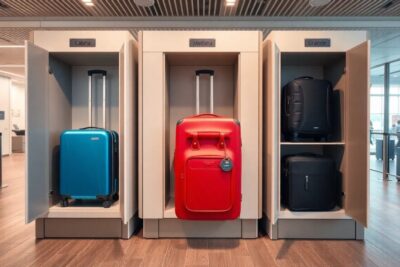 tamanos de lockers guia para maletas de cabina mediana y grande Lockers guardar maletas