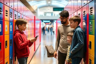 lockers con codigo qr ventajas y problemas tipicos Lockers guardar maletas