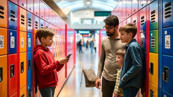 lockers con codigo qr ventajas y problemas tipicos Lockers guardar maletas