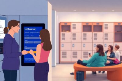 que datos personales se usan al reservar un locker y por que Lockers guardar maletas