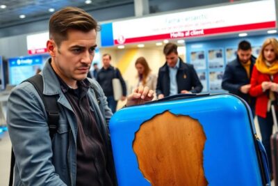 que hacer si encuentras danos en el equipaje al recogerlo Lockers guardar maletas